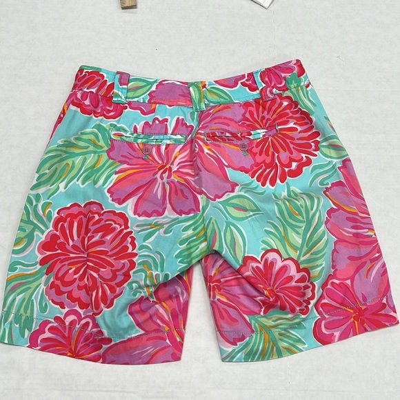LILLY PULITZER Shorely Blue Bellini Bermuda Shorts Floral * women’s 6 ? - Picture 2 of 15